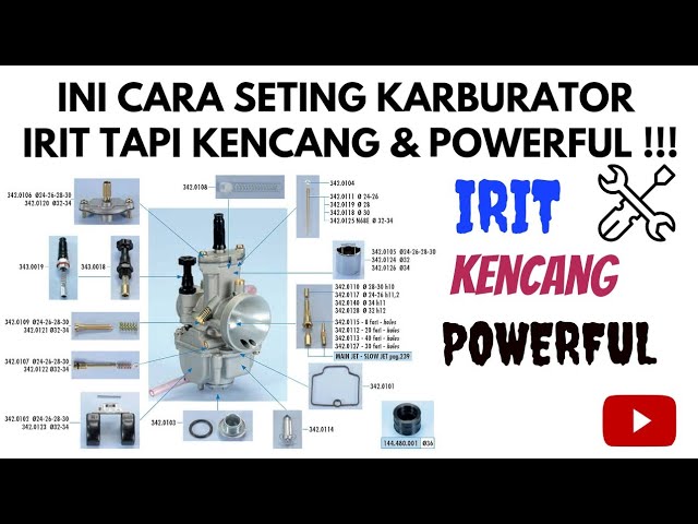 Cara Setting Karbu PE 26 Agar Irit Bahan Bakar - Motor Nation
